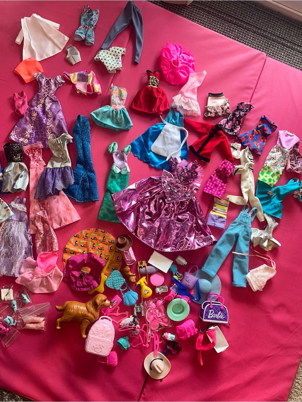 BIG bundle of Barbie Assorted Fashion, shoes & Accessories